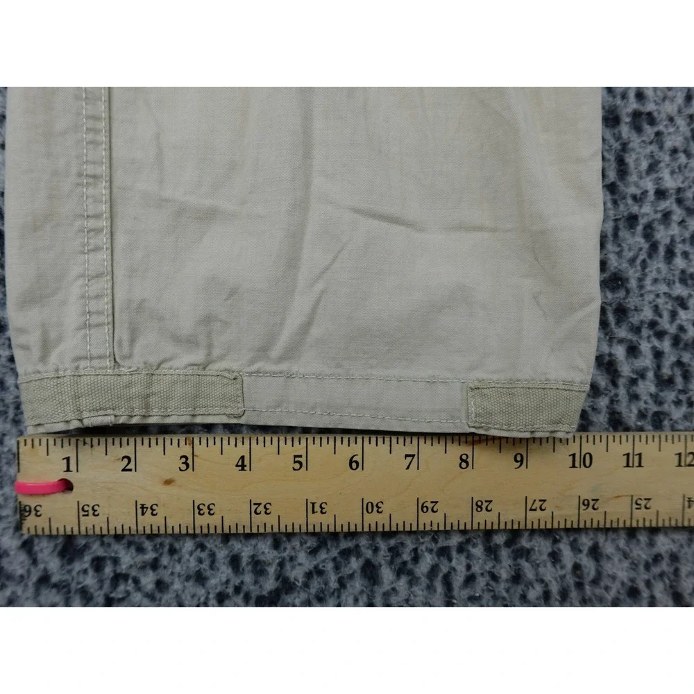Royal‎ Traveler Cargo Pants Mens L Khaki Tan Multi Pocket Y2K Grunge Utility